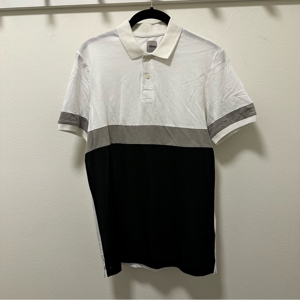 ASOS colorblock polo